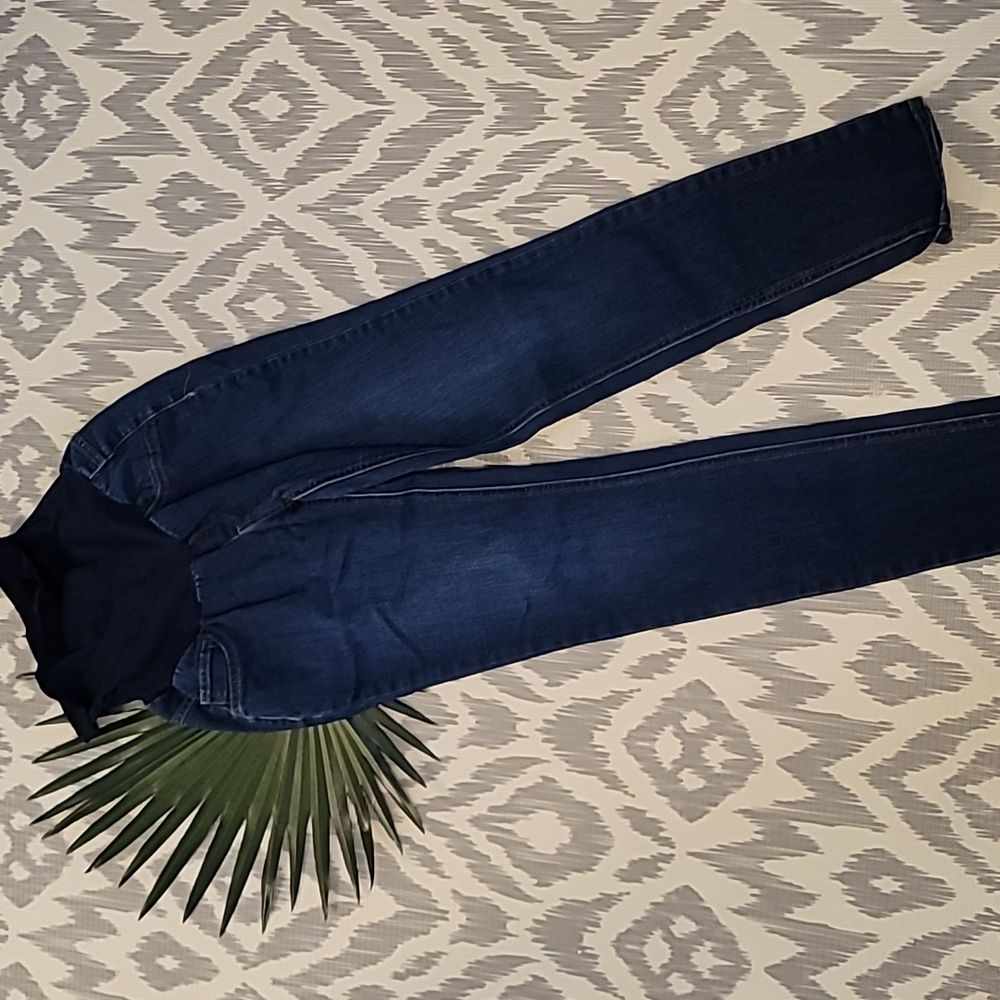 MATERNITY Jessica Simpson Dark Wash Skinny Jegging/Jeans